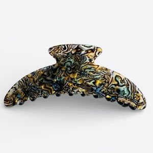 Artful Arc Claw Hair Clip Blue New